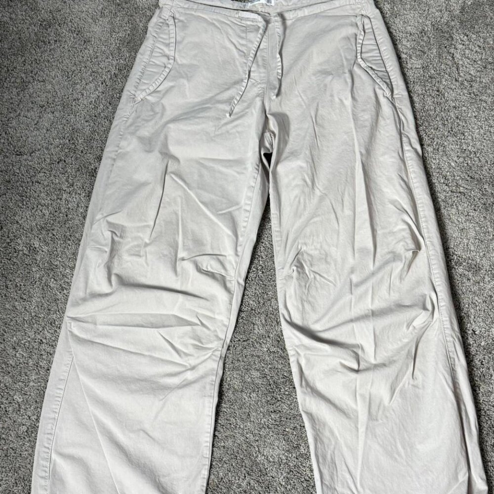 Pull&Bear Cream Relaxed Joggers